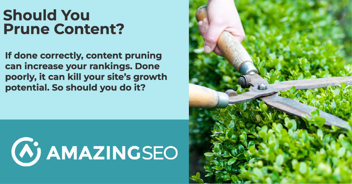 Content Pruning Amazing SEO