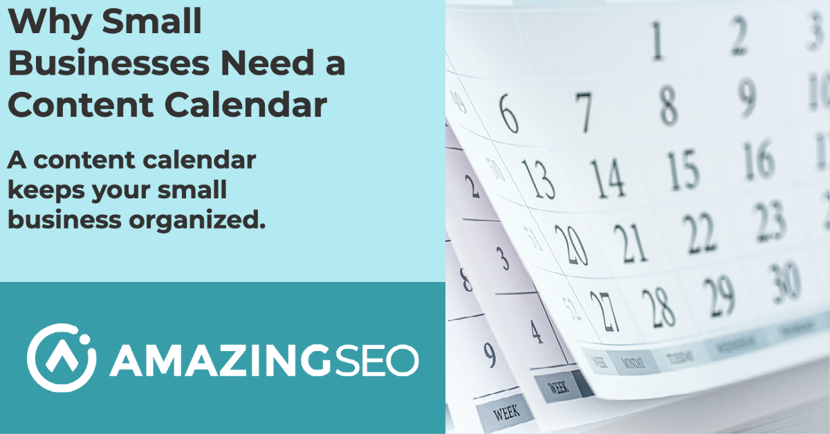Small Business Content Calendar